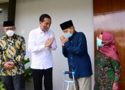 Bertemu Buya, Jokowi Doakan Tetap Sehat Bapak Bangsa