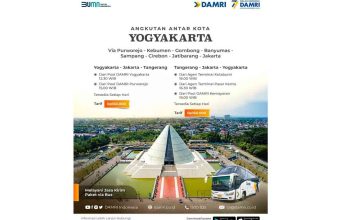 Damri Jakarta Jogja via Tangerang, Jadwal Keberangkat dan Harga Tiketnya