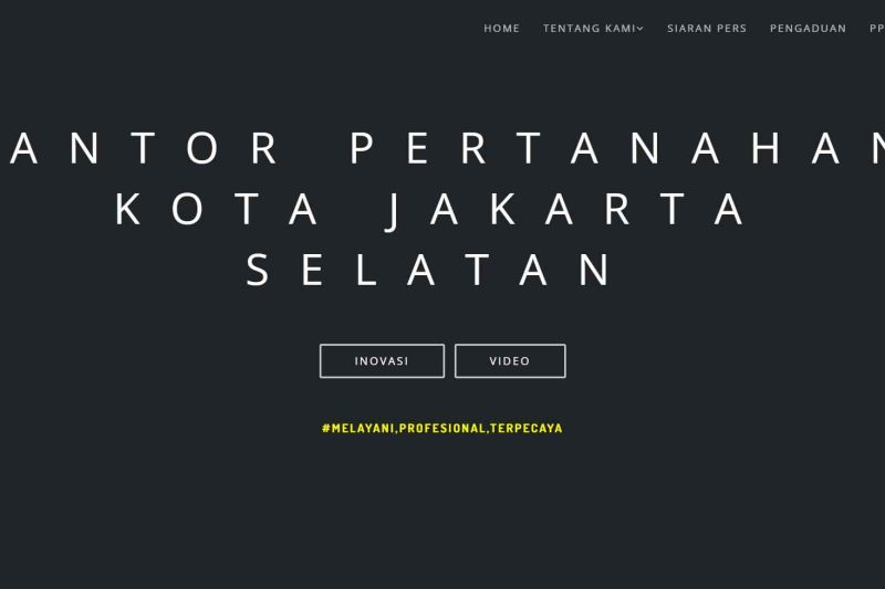 Kantor Pertanahan Kota Jakarta Selatan: Melayani Terkait Pertanahan dan Tata Ruang. (Ist)