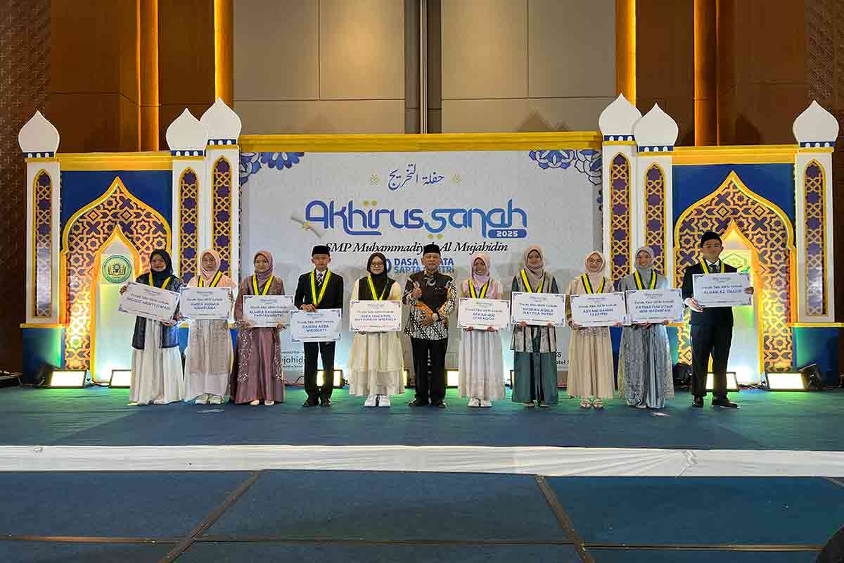 Akhirussanah Dasa Wiyata Sapta Santri SMP Muhammadiyah Al Mujahidin Mencetak 1.956 Prestasi