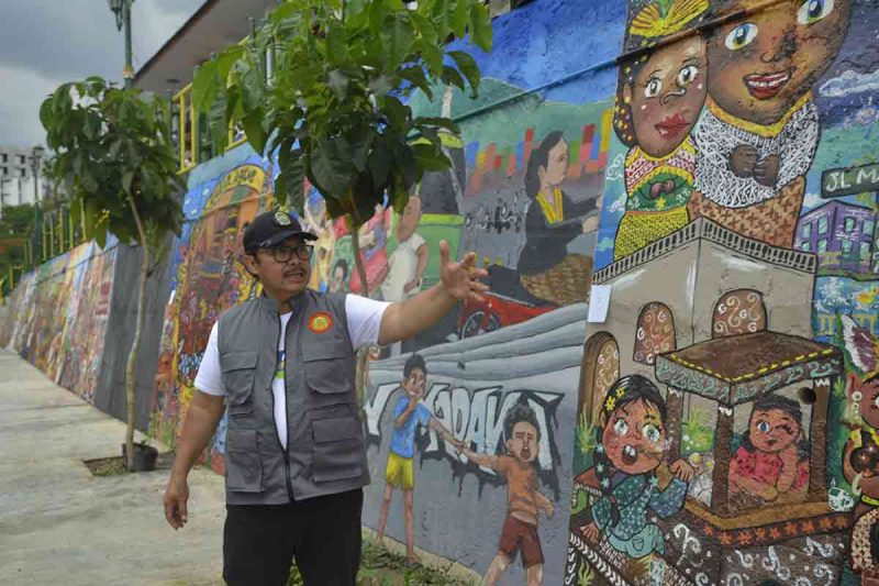 Bantaran Sungai di Jogja Akan Dihiasi dengan Mural. (Pemkot Yogyakarta)