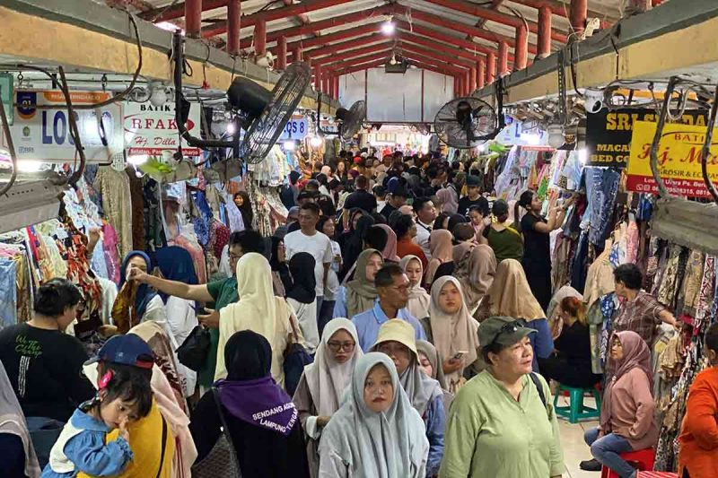 Kunjungan Pasar Beringharjo Jogja Selama Libur Nataru Meningkat. (Pemkot Yogyakarta)