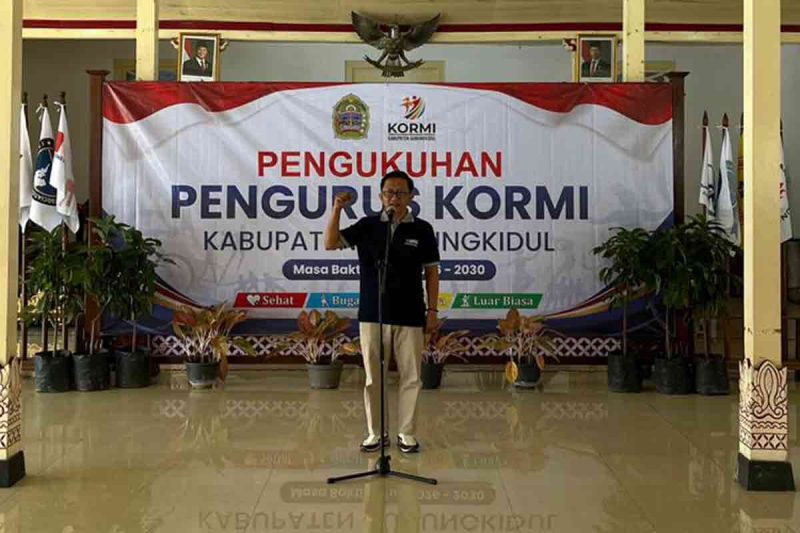 KORMI Gunungkidul Dikukuhkan, Targetkan Olahraga Jadi Gaya Hidup Warga Bumi Handayani