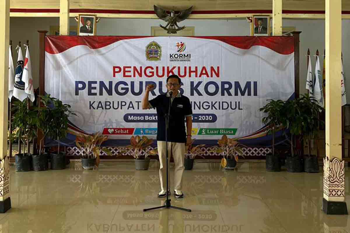 KORMI Gunungkidul Dikukuhkan, Targetkan Olahraga Jadi Gaya Hidup Warga Bumi Handayani